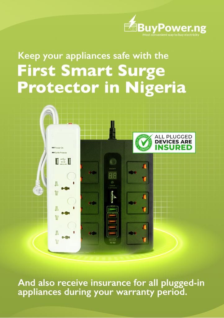 BuyPower Smart Surge Protector Extension